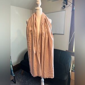 #001 Soft Pink Scarf Wrap